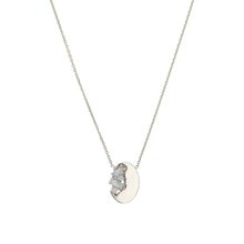 Load image into Gallery viewer, Zoe Opal Necklace Silver
